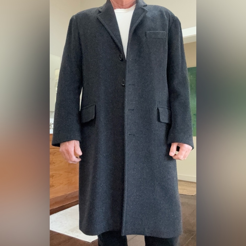 Armani Exchange Charcoal Trench Coat. Men’s XL. LIKE NEW CONDITION